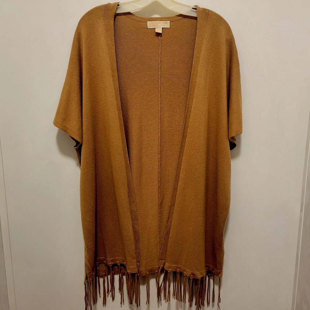 MICHAEL KORS Tan Sweater Jacket